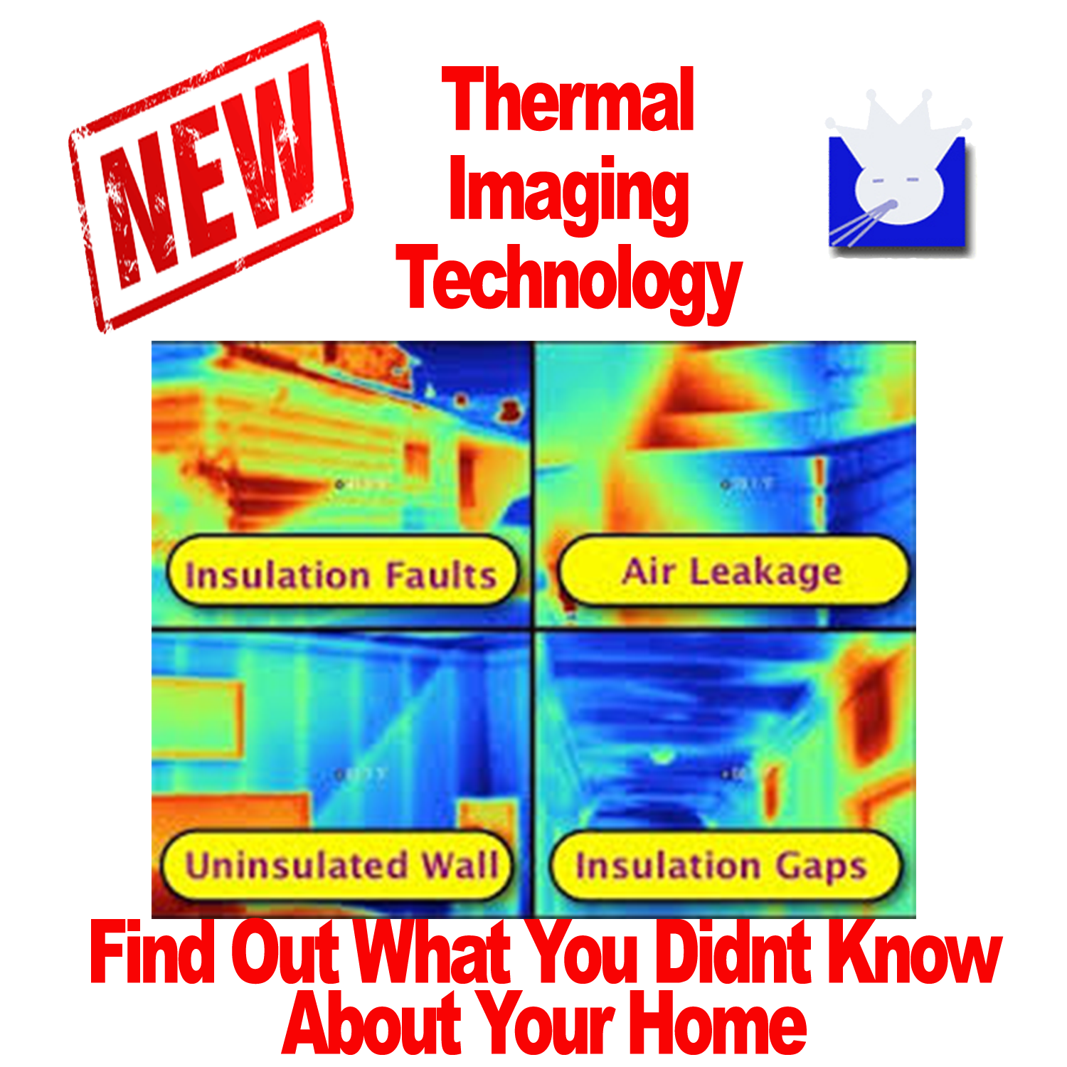 Free Thermal Imaging of your air ducts. Thermal imaging of your air ducts San Antonio can be beneficial because it sees were air leakages are occuring and insulation problems as well.